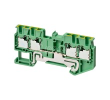 Клемма XW5GP25221 Push-in Plus 2.0кв.мм 4п 2-х рядная 1000В 179А земля Omron 676104