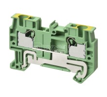 Клемма XW5GP40111 Push-in Plus 4.0кв.мм 1п 2-х рядная 800В 32А земля Omron 669987