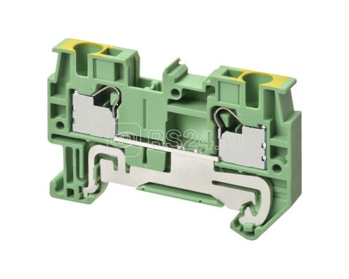 Клемма XW5GP40111 Push-in Plus 4.0кв.мм 1п 2-х рядная 800В 32А земля Omron 669987
