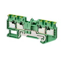 Клемма XW5GP40221 Push-in Plus 4.0кв.мм 4п 2-х рядная 1000В 179А земля Omron 676111