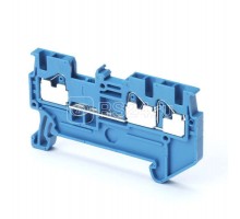 Клемма XW5TP15121BL Push-in Plus 1.5кв.мм 2п 2-х рядная 500В 17.5А гол. Omron 670002