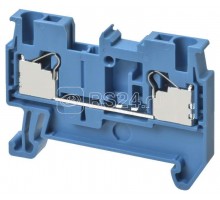 Клемма XW5TP25111BL Push-in Plus 2.5кв.мм 1п 2-х рядная 800В 24А гол. Omron 669968