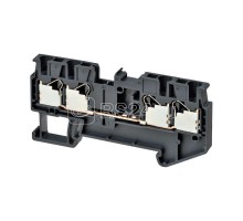 Клемма XW5TP25221 Push-in Plus 2.0кв.мм 4п 2-х рядная 1000В 179А черн. Omron 676116