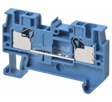 Клемма XW5TP40111BL Push-in Plus 4.0кв.мм 1п 2-х рядная 800В 32А гол. Omron 669953