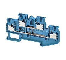 Клемма XW5TP40112BL Push-in Plus 4.0кв.мм многорядн. 800В 32А син. Omron 676113