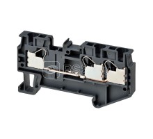 Клемма XW5TP40121 Push-in Plus 4.0кв.мм 4п 2-х рядная 1000В 179А черн. Omron 676119
