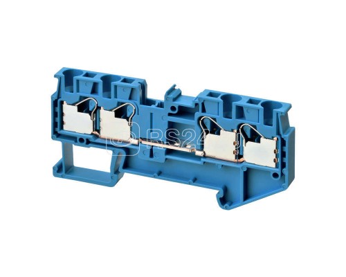 Клемма XW5TP40221BL Push-in Plus 4.0кв.мм 4п 1-рядная 1000В 179А гол. Omron 676118