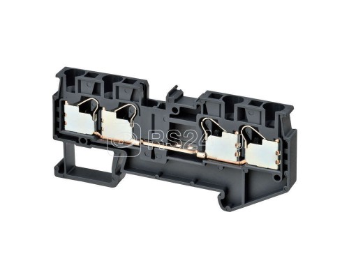Клемма XW5TP40221 Push-in Plus 4.0кв.мм 4п 2-х рядная 1000В 179А черн. Omron 676115