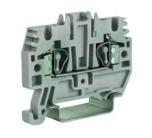 Клемма пруж. HMM.6GR 6кв.мм сер. DKC ZHM320GR