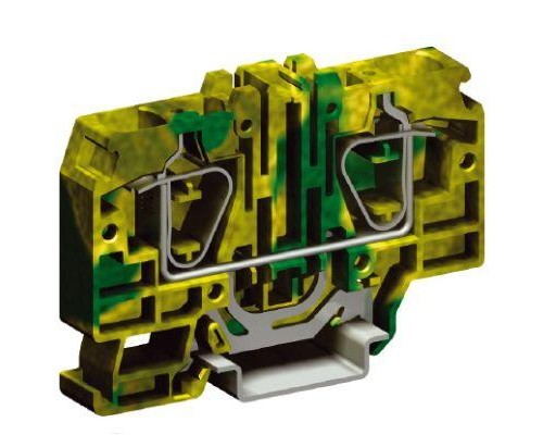Клемма пруж. HTE.16 16кв.мм для заземл. жел./зел. DKC ZHT340