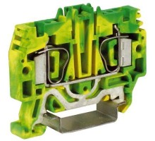 Клемма пруж. HTE.4 4кв.мм жел./зел. DKC ZHT250