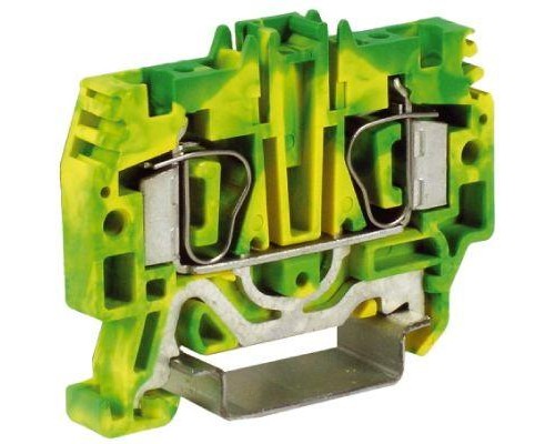Клемма пруж. HTE.4 4кв.мм жел./зел. DKC ZHT250