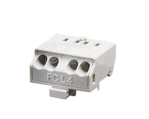 Клемма пружинная 4х1.5-4 кв.мм на ДИН-рейку 15мм 32А FC L 04 HENSEL 26001218