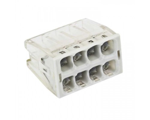 Клемма СМК 2273-248 (с пастой) 8 отверстий 0.5-2.5кв.мм (уп.4шт) PROxima EKF plc-smk-2273-248r
