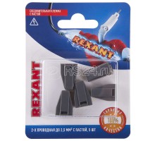 Клемма соединительная с пастой 2-х проводная до 2.5кв.мм (блист.5шт) Rexant 06-0206-A5