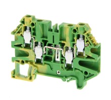Клемма винтовая XW5GS40221 3п 2-х рядная 800В 32А земля Omron 669341