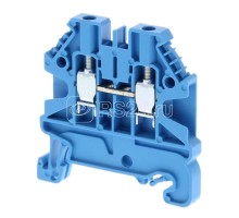 Клемма винтовая XW5TS25111BL 2.5кв.мм 1п 2-х рядная 800В 24А гол. Omron 669291