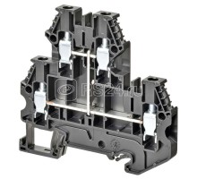 Клемма винтовая XW5TS40112V 4.0кв.мм 1п 2-х рядная 800В 32А черн. Omron 669251