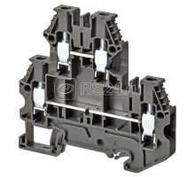 Клемма винтовая XW5TS40112 4.0кв.мм 1п 2-х рядная 800В 32А черн. Omron 669311