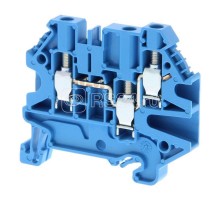 Клемма винтовая XW5TS40121BL 4.0кв.мм 2п 2-х рядная 800В 32А гол. Omron 669310