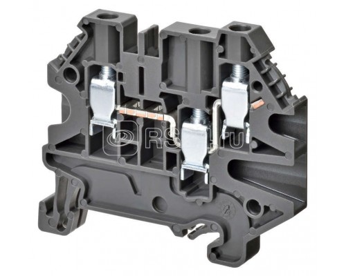 Клемма винтовая XW5TS40121 4.0кв.мм 2п 2-х рядная 800В 32А черн. Omron 669287