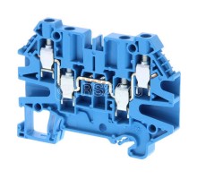 Клемма винтовая XW5TS40221BL 4.0кв.мм 3п 2-х рядная 800В 32А гол. Omron 669290