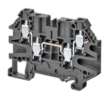 Клемма винтовая XW5TS40221 4.0кв.мм 3п 2-х рядная 800В 32А черн. Omron 669281