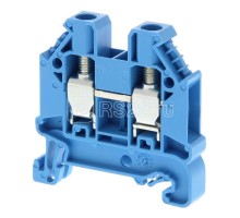 Клемма винтовая XW5TS60111BL 6.0кв.мм 2п 1-рядная 1000В 41А гол. Omron 669304