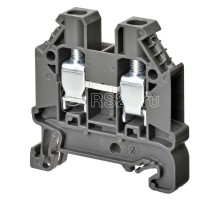 Клемма винтовая XW5TS60111 6.0кв.мм 2п 1-рядная 1000В 41А черн. Omron 669323