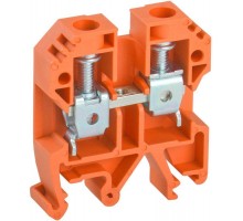 Клемма винтовая КВИ-10кв.мм оранж. ИЭК YZN30-010-K09