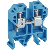 Клемма винтовая КВИ-10кв.мм синяя ИЭК YZN30-010-K07