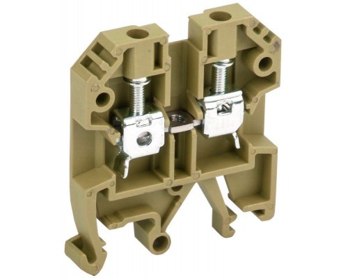 Клемма винтовая КВИ-4кв.мм желт. ИЭК YZN30-004-K05
