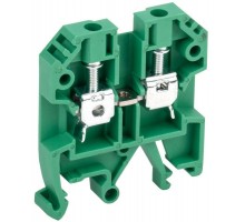 Клемма винтовая КВИ-4кв.мм зел. ИЭК YZN30-004-K06