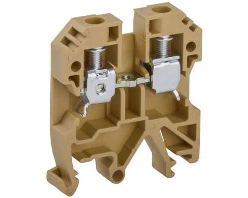 Клемма винтовая КВИ-6кв.мм желт. ИЭК YZN30-006-K05