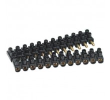 Клеммник прох. 10кв.мм Suprem черн. Leg 034254