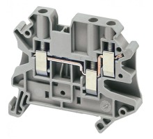 Клеммник винтовой проходной сечение провода 2.5кв.мм 3 точки подкл. SchE NSYTRV23