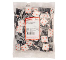 Клипса самокл. 12.3х8х12 черн. (уп.100шт) DKC 25433