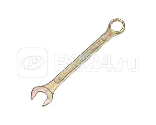 Ключ комбинированный 15мм желт. цинк Rexant 12-5810-2