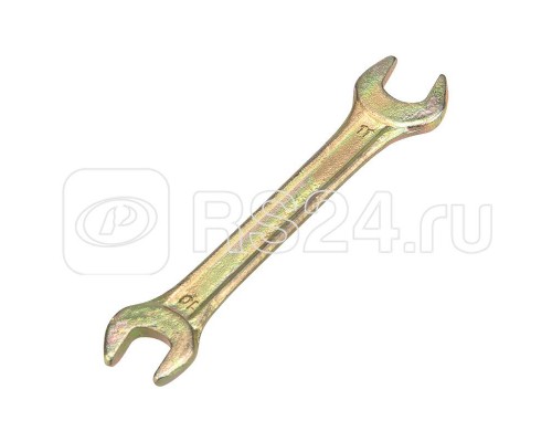 Ключ рожковый 10х11мм желт. цинк Rexant 12-5824-2