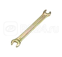 Ключ рожковый 6х7мм желт. цинк Rexant 12-5821-2