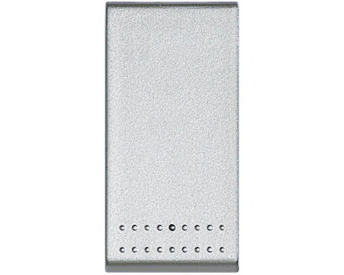 Кнопка 10А 1P-NC LivingLight алюм. Leg BTC NT4034N