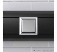 Кнопка 1-кл. 2мод. Avanti Закаленная сталь DKC 4404152