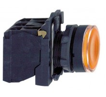 Кнопка 22мм 48-120В с подсветкой желт. SchE XB5AW35G5