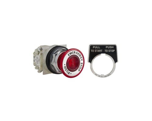 Кнопка 30мм SchE 9001KR9R05H13