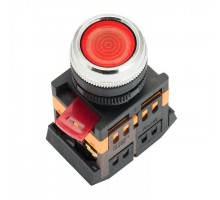Кнопка ABLFS-22 с подсветкой красн. NO+NC 230В PROxima EKF ablfs-22-r