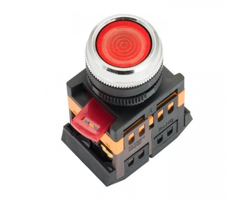 Кнопка ABLFS-22 с подсветкой красн. NO+NC 230В PROxima EKF ablfs-22-r