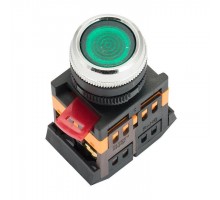 Кнопка ABLFS-22 с подсветкой зел. NO+NC 230В PROxima EKF ablfs-22-g