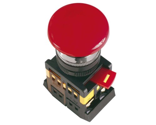 Кнопка AEAL-22 Грибок с фикс. красн. D22 240В 1з+1р ИЭК BBG60-AEAL-K04