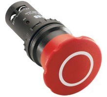 Кнопка CE4P-10R-02 Стоп с фикс. 2НЗ отпускание вытягиванием 40мм ABB 1SFA619551R1051