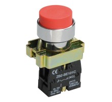 Кнопка LAY5-BL41 без подсветки красн. 1з ИЭК BBT70-BL-K05
